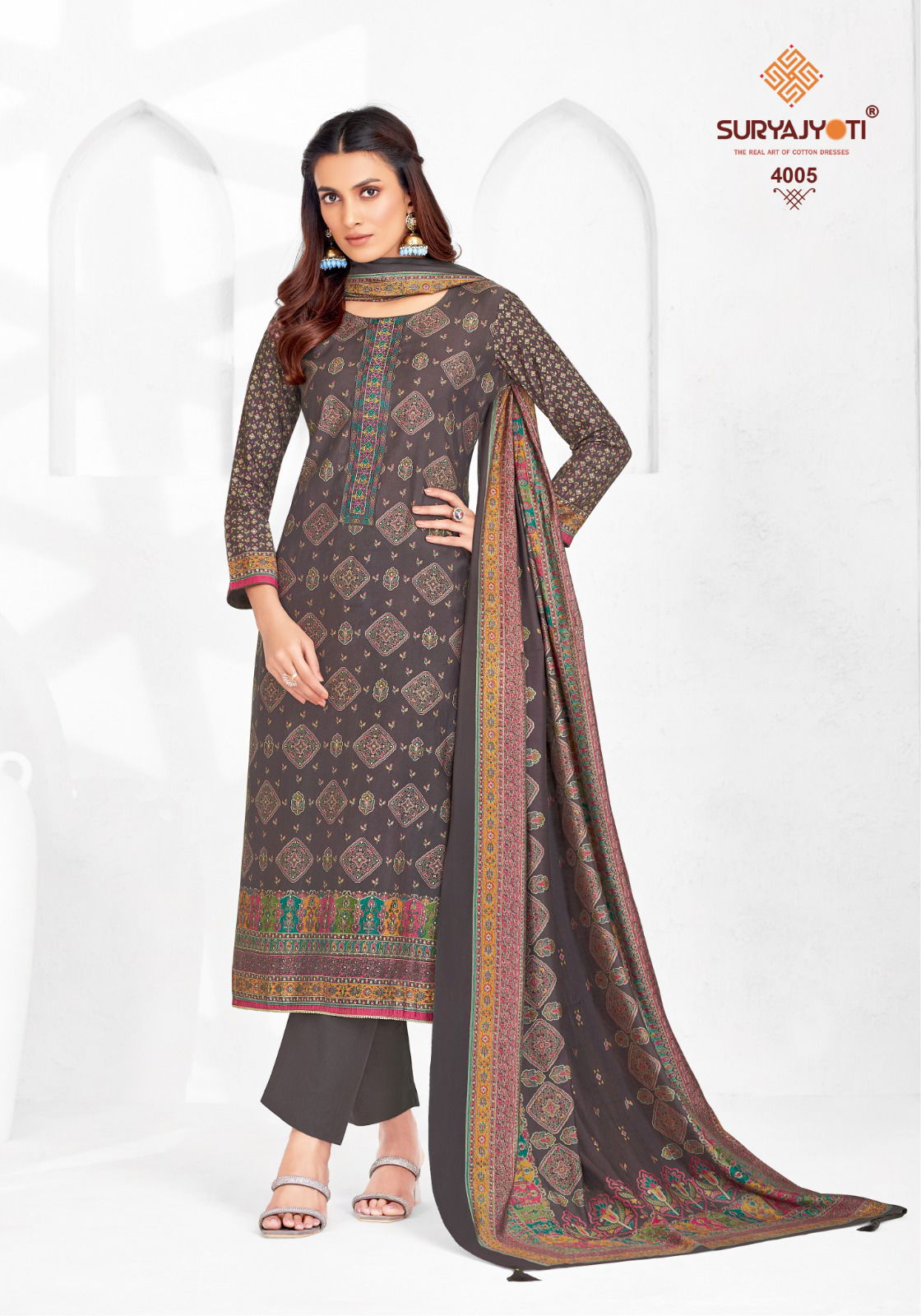 Pushpa Vol 4 By Suryajyoti Discharge Printed Modal Dress Material Wholesale Shop In Surat
